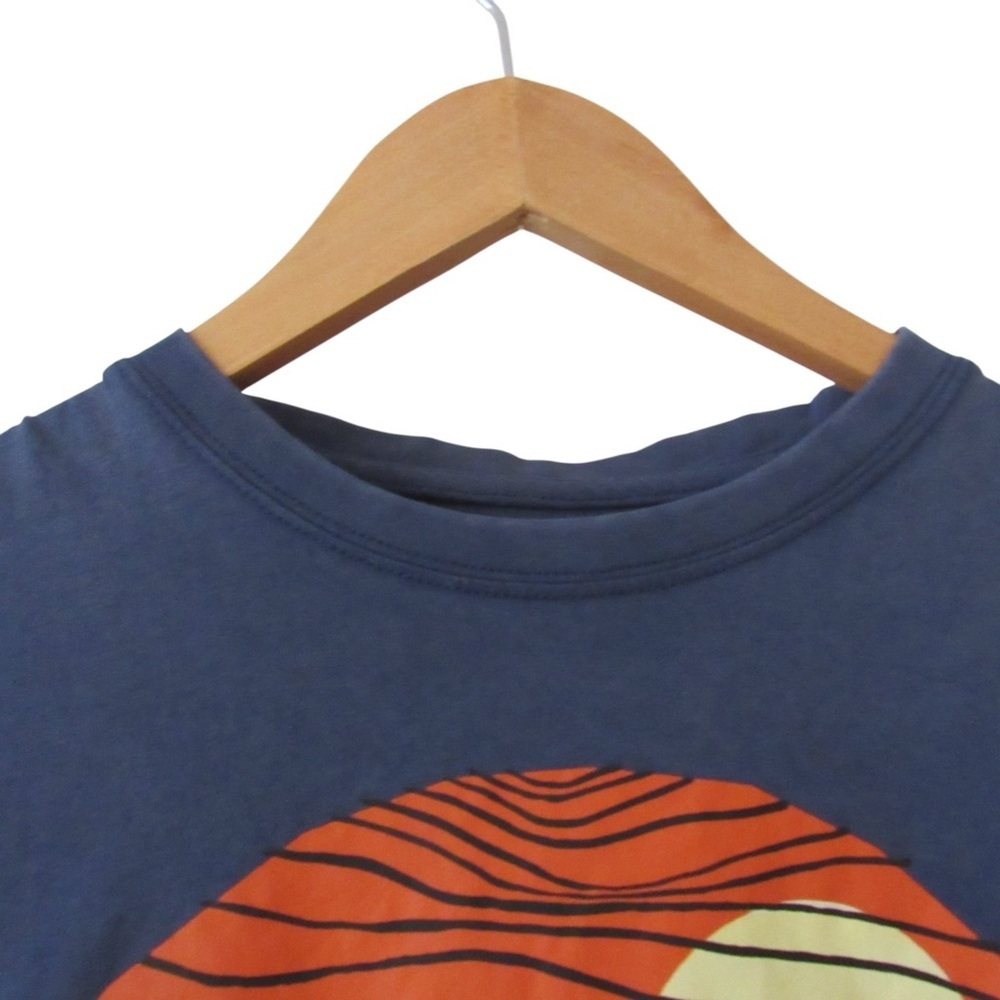 Lake Tahoe Tee Womens Small Blue Short Sleeves Crewneck Bear Sunset Outdoor Trip - Picture 3 of 8